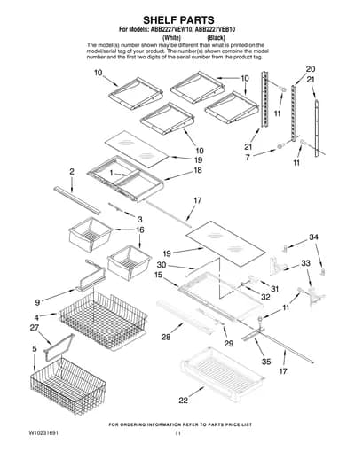 SHELF PARTS