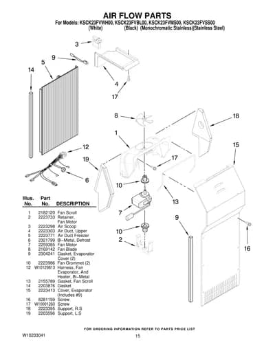 AIR FLOW PARTS