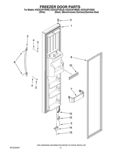 FREEZER DOOR PARTS
