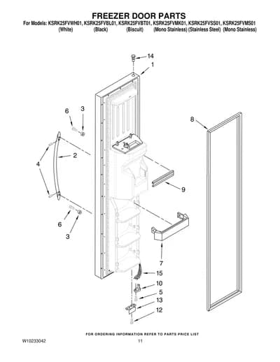 FREEZER DOOR PARTS