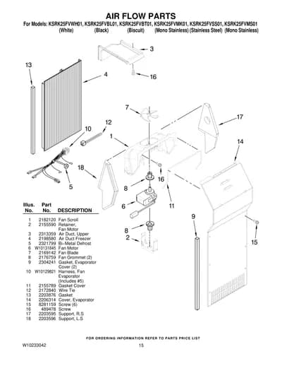 AIR FLOW PARTS
