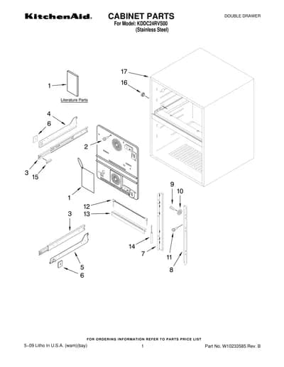 CABINET PARTS