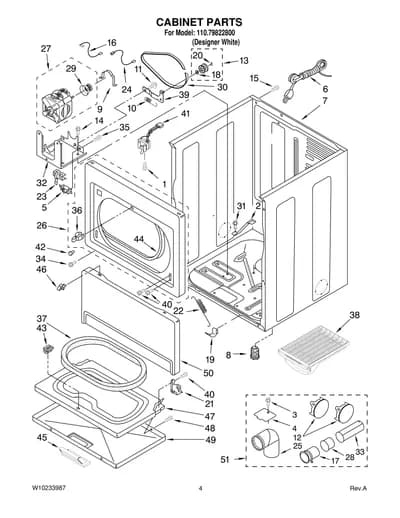 CABINET PARTS