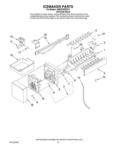 ICEMAKER PARTS