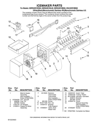 ICEMAKER PARTS