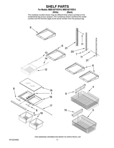 SHELF PARTS