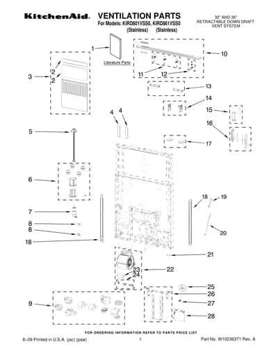 VENTILATION PARTS