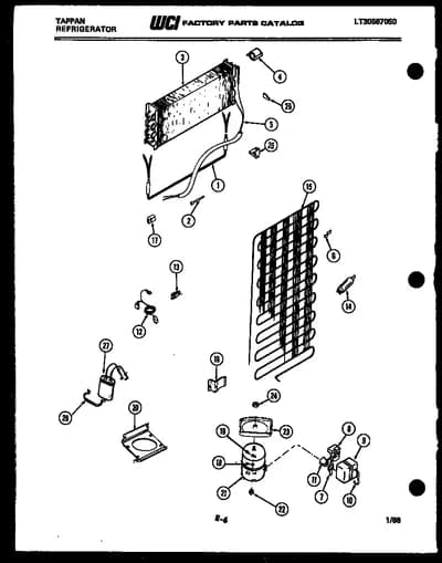 SYSTEM AND AUTOMATIC DEFROST PARTS