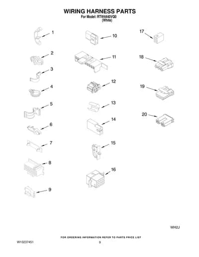 WIRING HARNESS PARTS