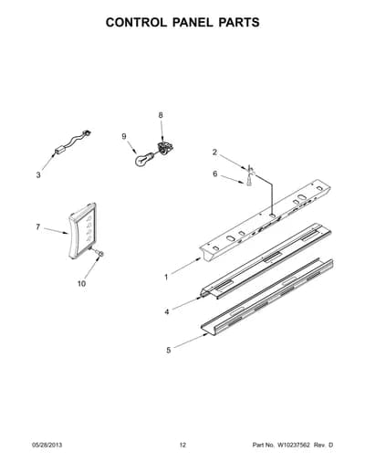 CONTROL PANEL PARTS