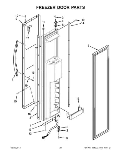 FREEZER DOOR PARTS