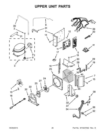 UPPER UNIT PARTS