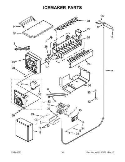 ICEMAKER PARTS