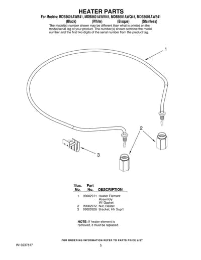 HEATER PARTS
