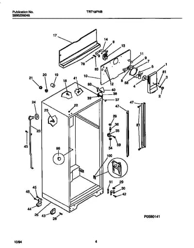 CABINET W/ FAN ASSEMBLY