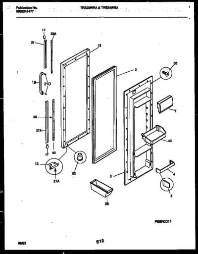 REFRIGERATOR DOOR PARTS
