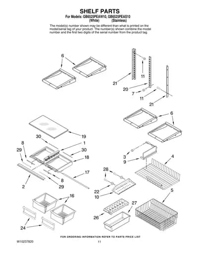 SHELF PARTS