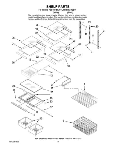 SHELF PARTS