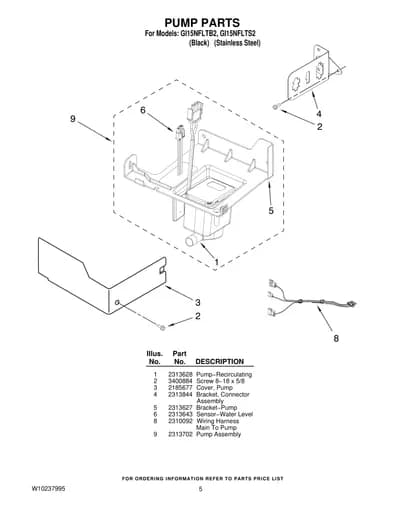 PUMP PARTS