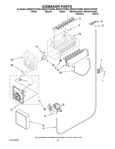 ICEMAKER PARTS