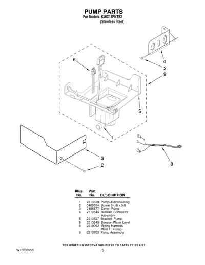 PUMP PARTS