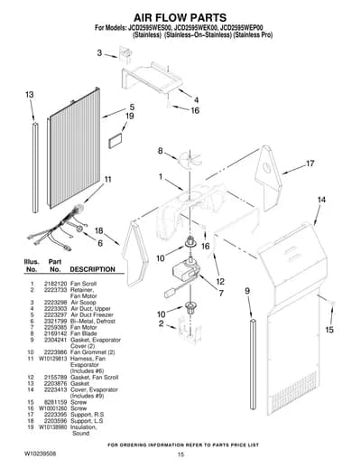 AIR FLOW PARTS
