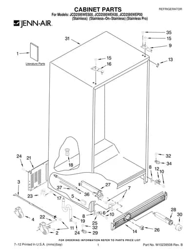 CABINET PARTS