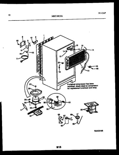 SYSTEM AND AUTOMATIC DEFROST PARTS