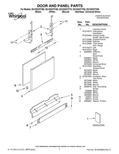 DOOR AND PANEL PARTS