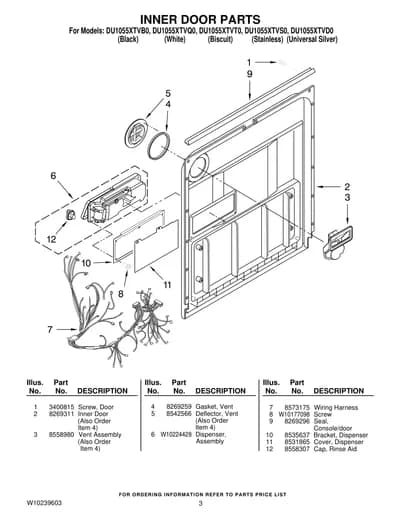 INNER DOOR PARTS