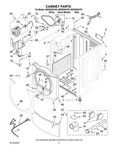 CABINET PARTS