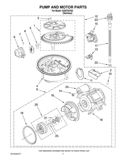PUMP AND MOTOR PARTS