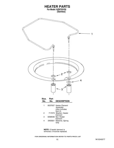 HEATER PARTS