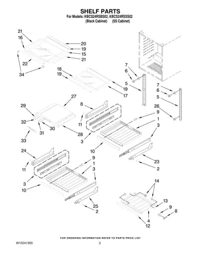 SHELF PARTS