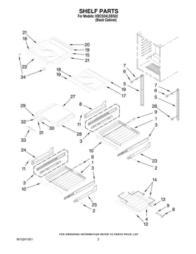 SHELF PARTS