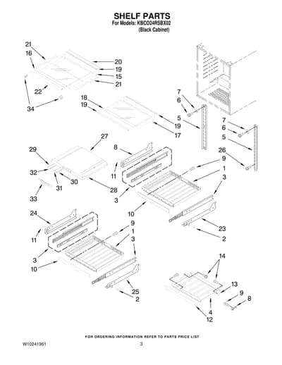 SHELF PARTS