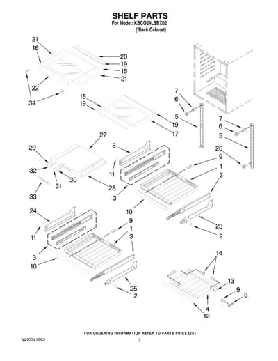 SHELF PARTS