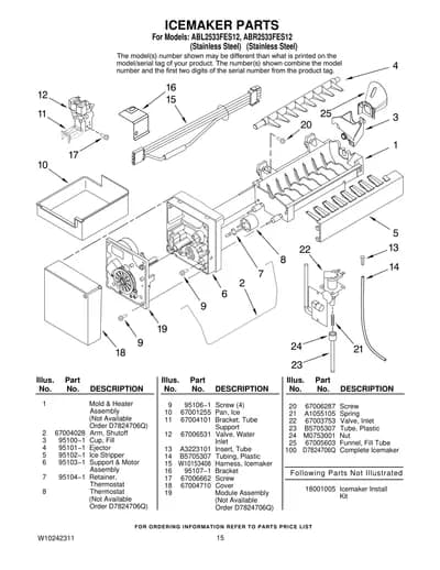 ICEMAKER PARTS