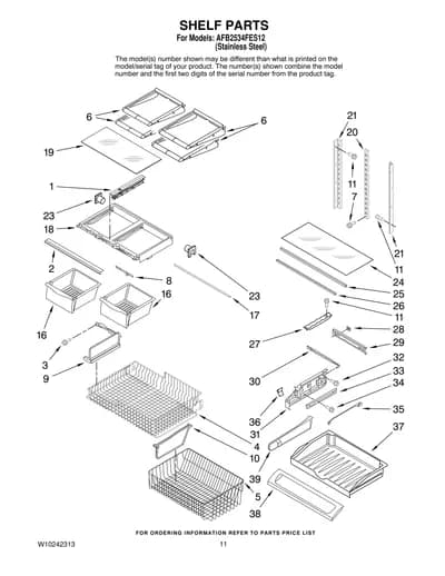 SHELF PARTS