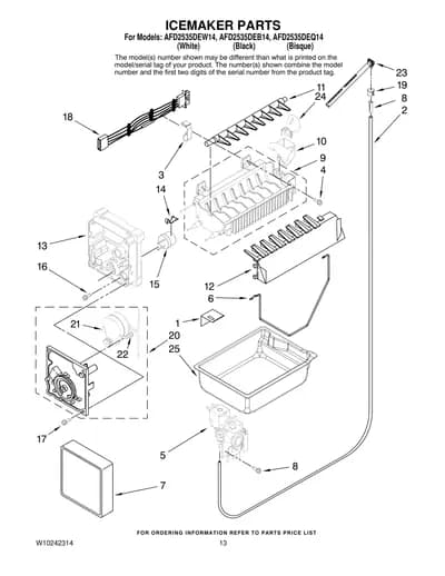 ICEMAKER PARTS