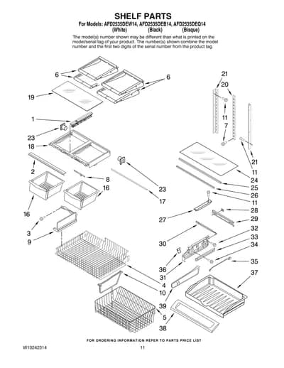 SHELF PARTS