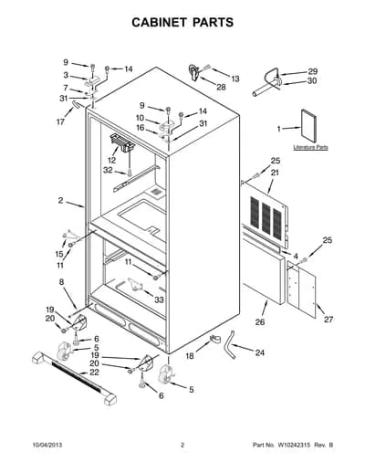 CABINET PARTS
