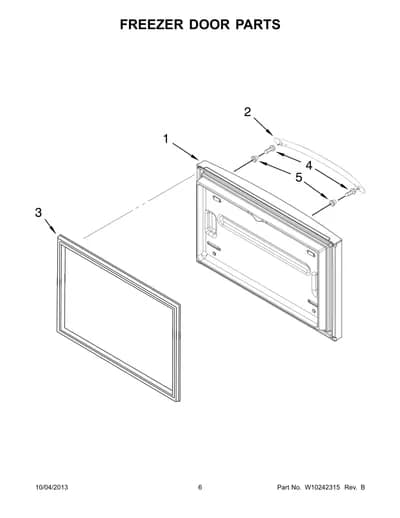 FREEZER DOOR PARTS