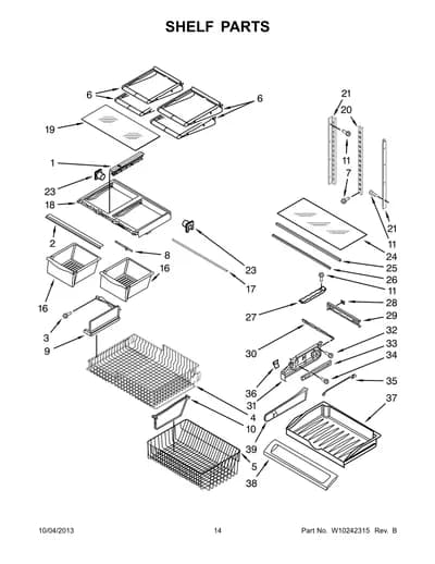 SHELF PARTS