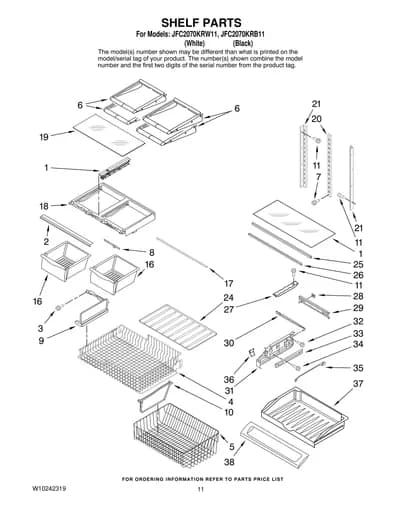 SHELF PARTS