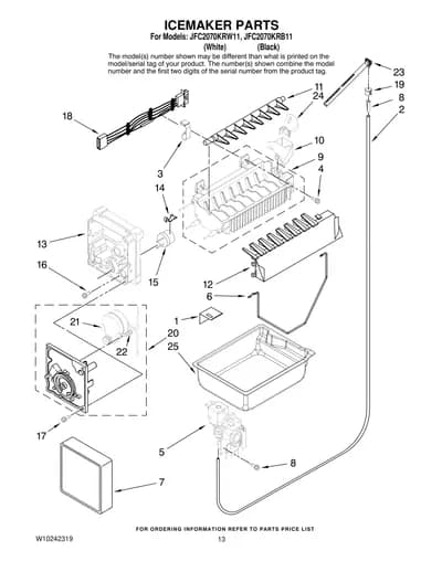 ICEMAKER PARTS