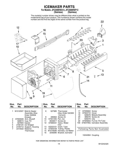 ICEMAKER PARTS
