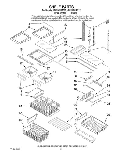 SHELF PARTS