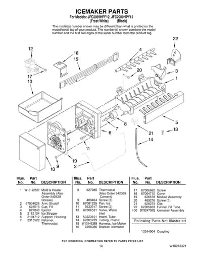 ICEMAKER PARTS