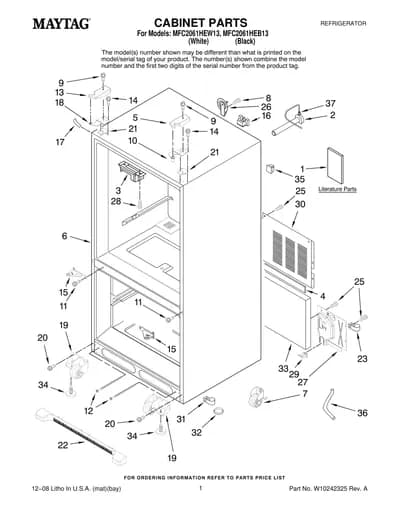 CABINET PARTS